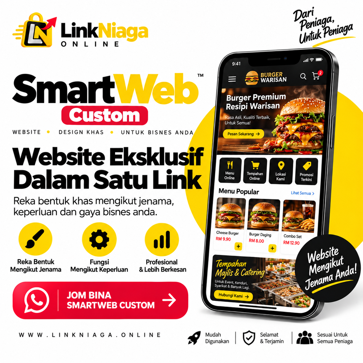 Poster SmartWeb Custom Business
