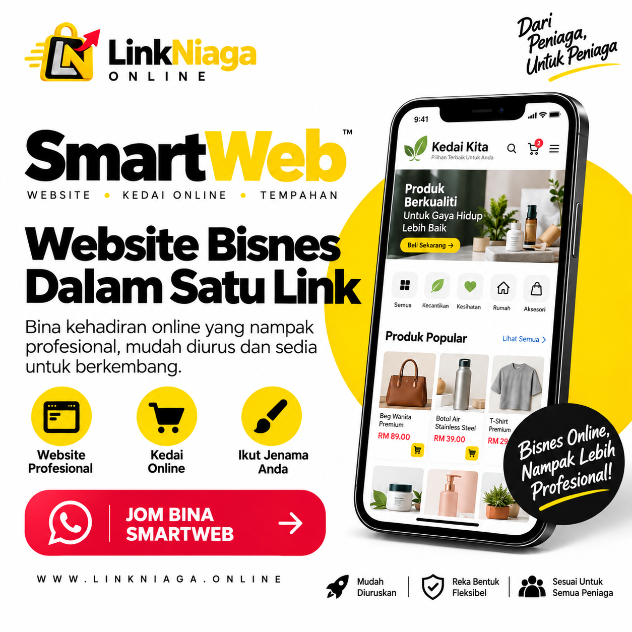 Poster SmartWeb Website Bisnes