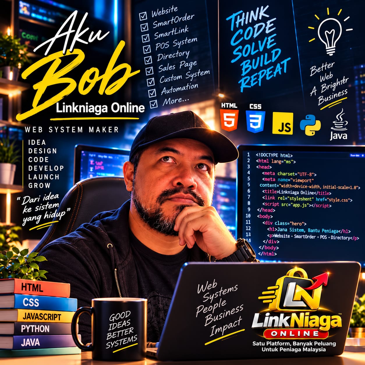 Bob, pengasas LinkNiaga Online